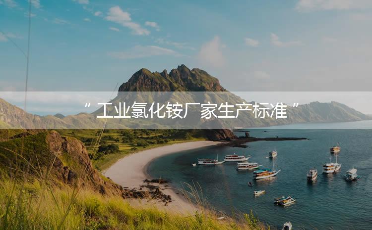 工業(yè)氯化銨廠家生產(chǎn)標(biāo)準(zhǔn)，生產(chǎn)過程進(jìn)行嚴(yán)密的監(jiān)控！